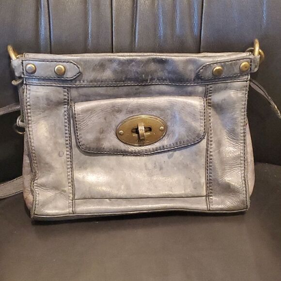 FOSSIL Vintage Revival Leather Crossbody - Picture 1 of 14